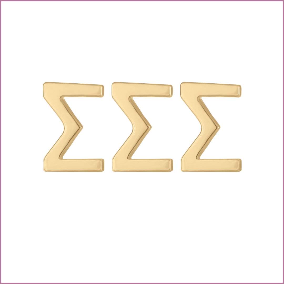Tri Sigma Jewelry collection | mazi + zo sorority jewelry