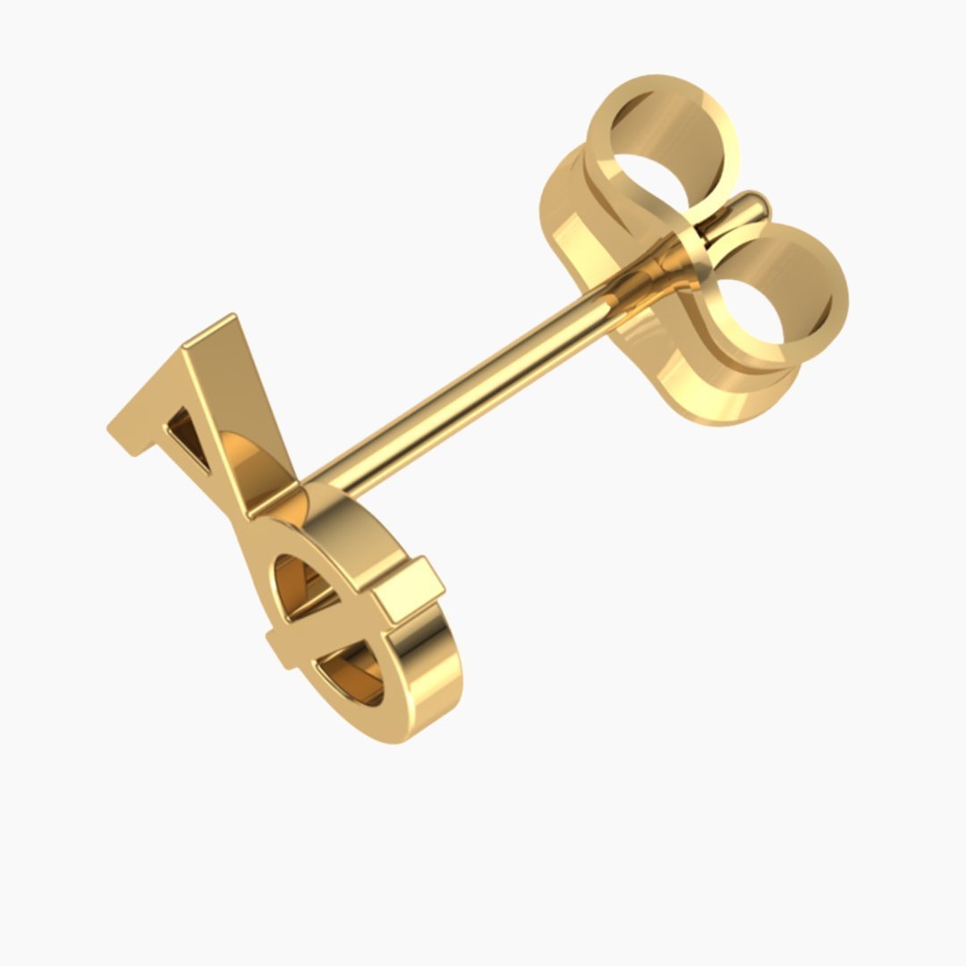 14k Gold Alpha Phi Earrings | mazi + zo sorority jewelry
