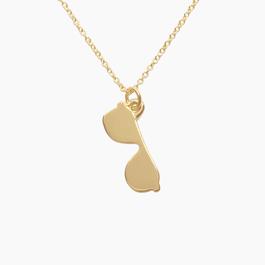 14k Gold Aviator Sunglasses Necklace | mazi + zo