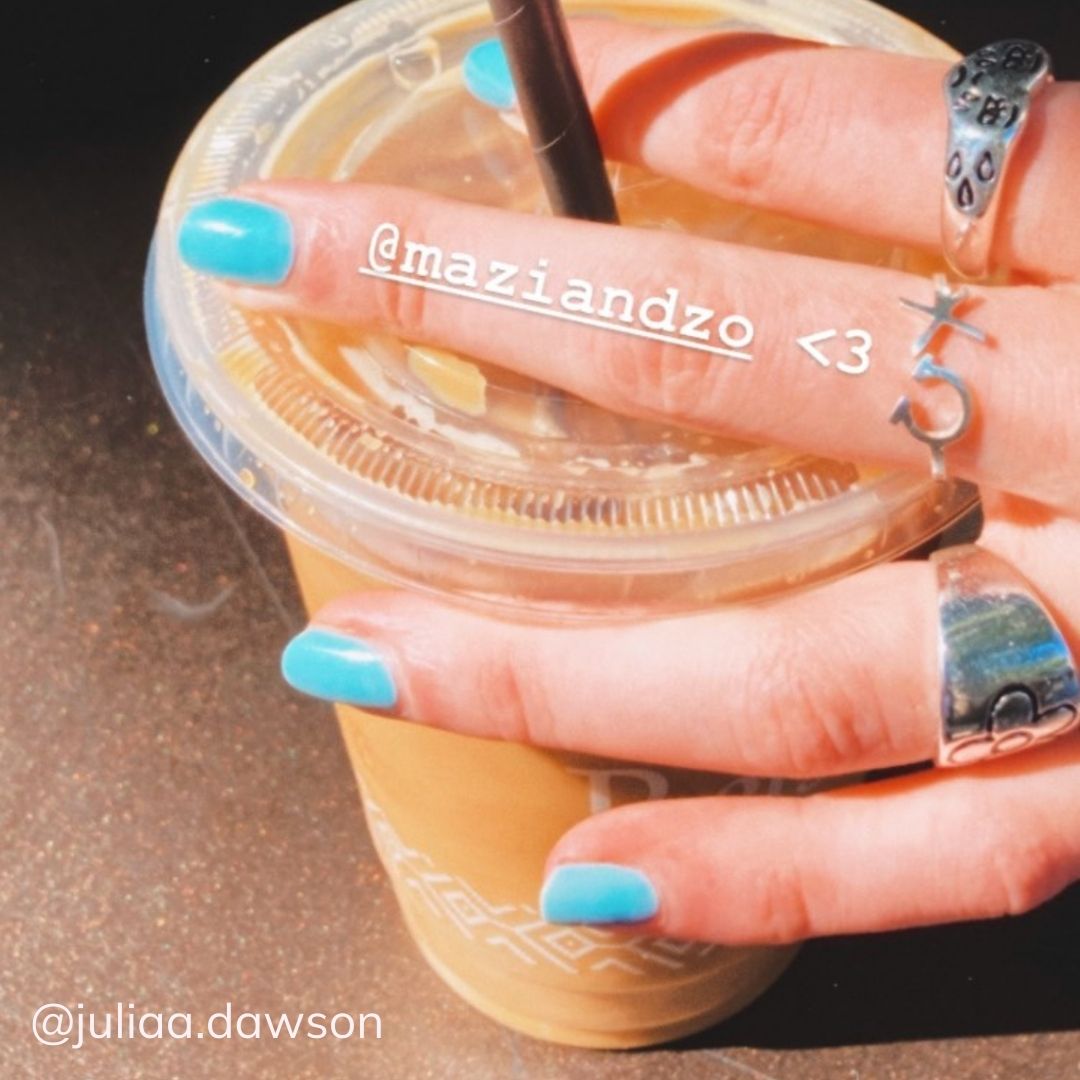 Sterling silver Chi Omega ring on @juliaa.dawson