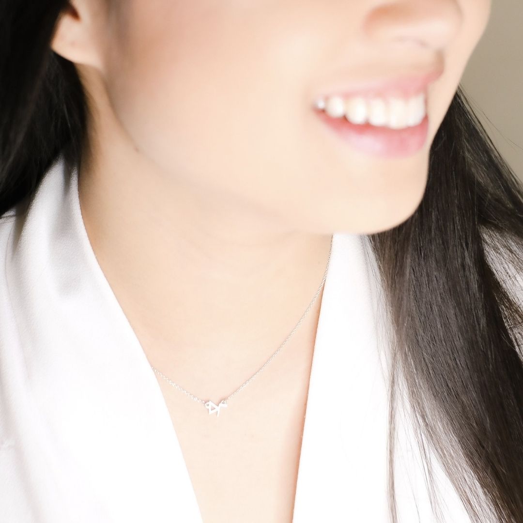 Delta Gamma Necklace | Silver | mazi + zo sorority jewelry