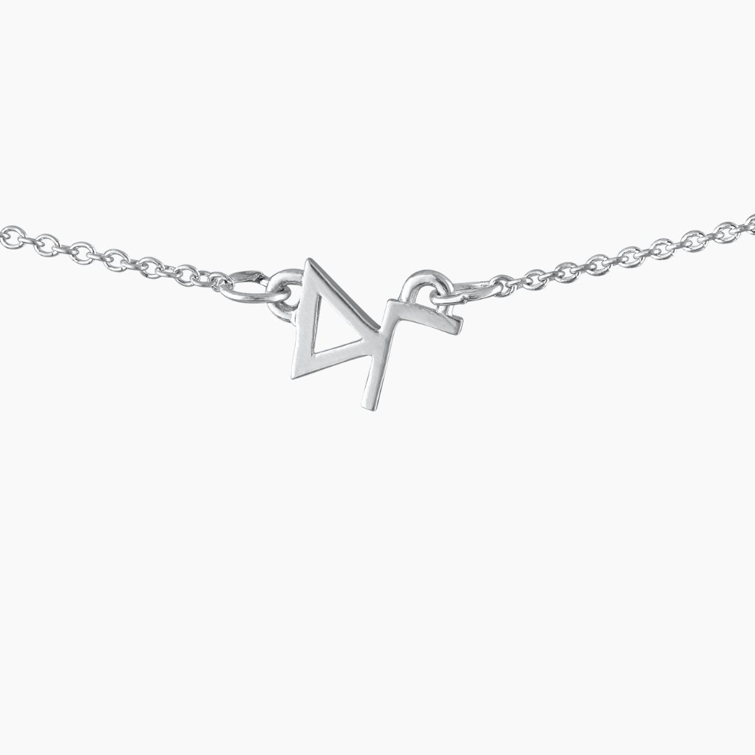 Sterling Silver Delta Gamma Necklace | mazi + zo sorority jewelry