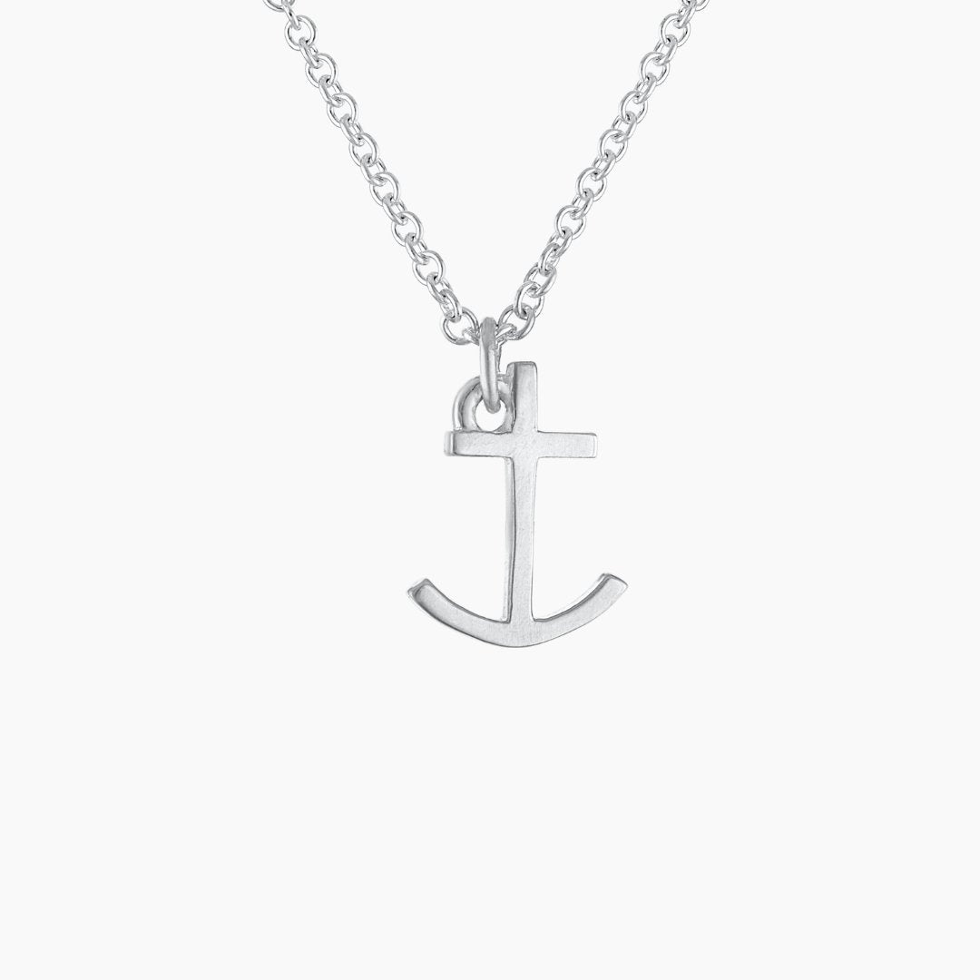 Sterling Silver Delta Gamma Anchor necklace | mazi + zo sorority jewelry