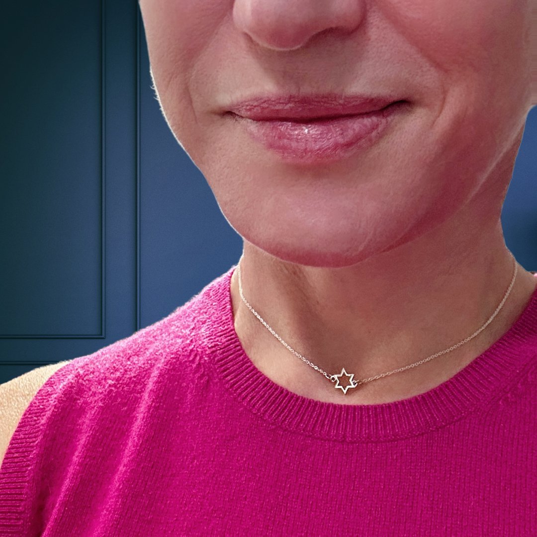 Sterling Silver Star of David Necklace | Jewish Star Jewelry | mazi + zo jewelry