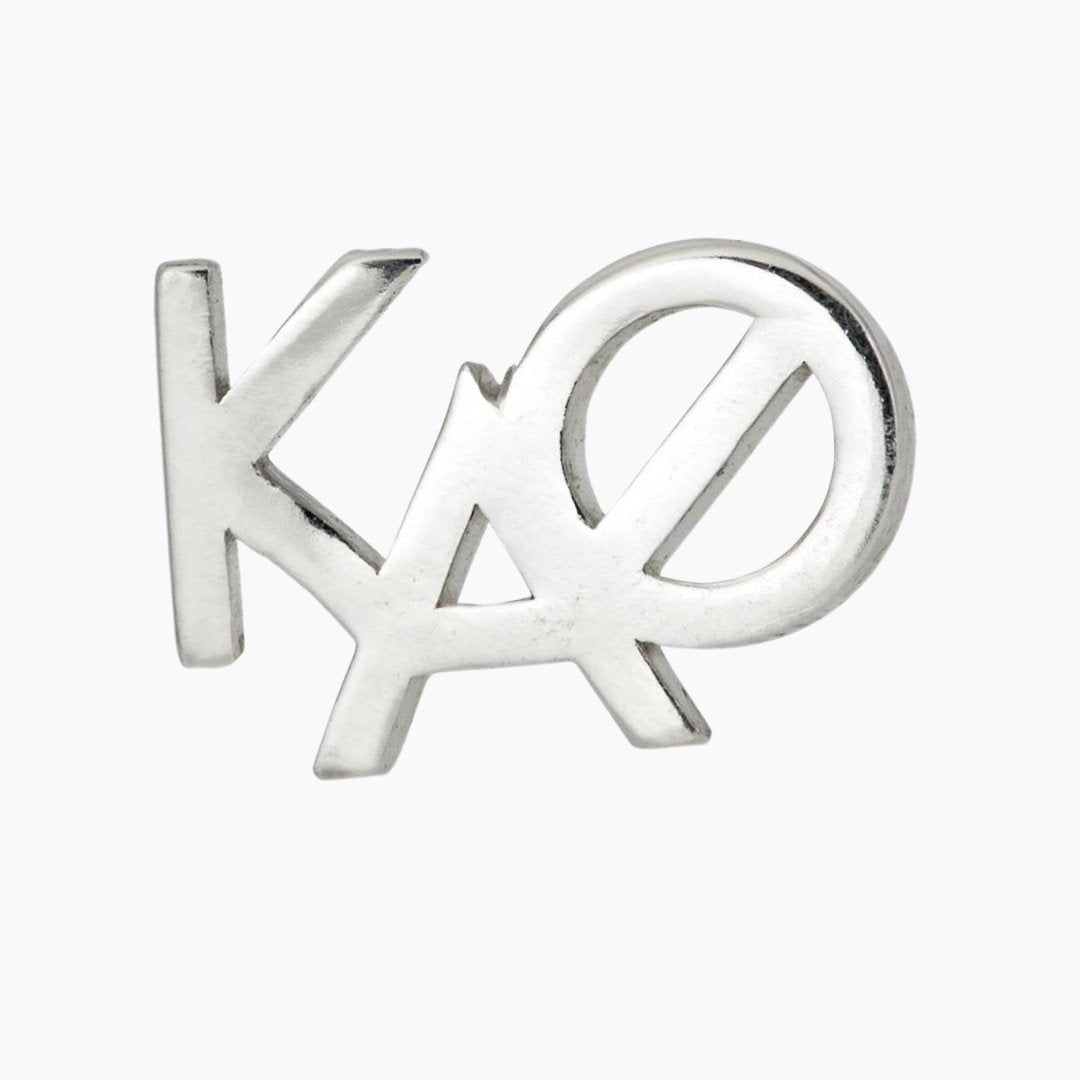 Sterling Silver Kappa Alpha Theta Earrings | mazi + zo sorority jewelry