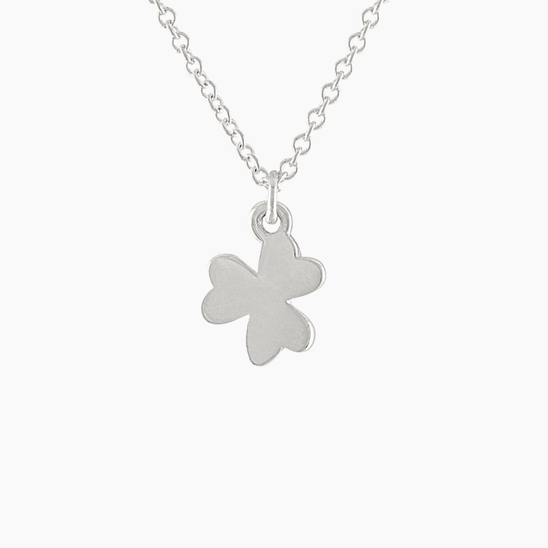 Sterling Silver Shamrock Necklace | mazi + zo jewelry