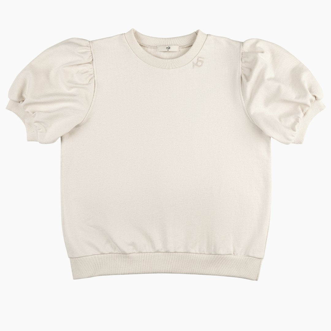 Alpha Omicron Pi Short Puff Sleeve Sweatshirt | mazi + zo sorority jewelry