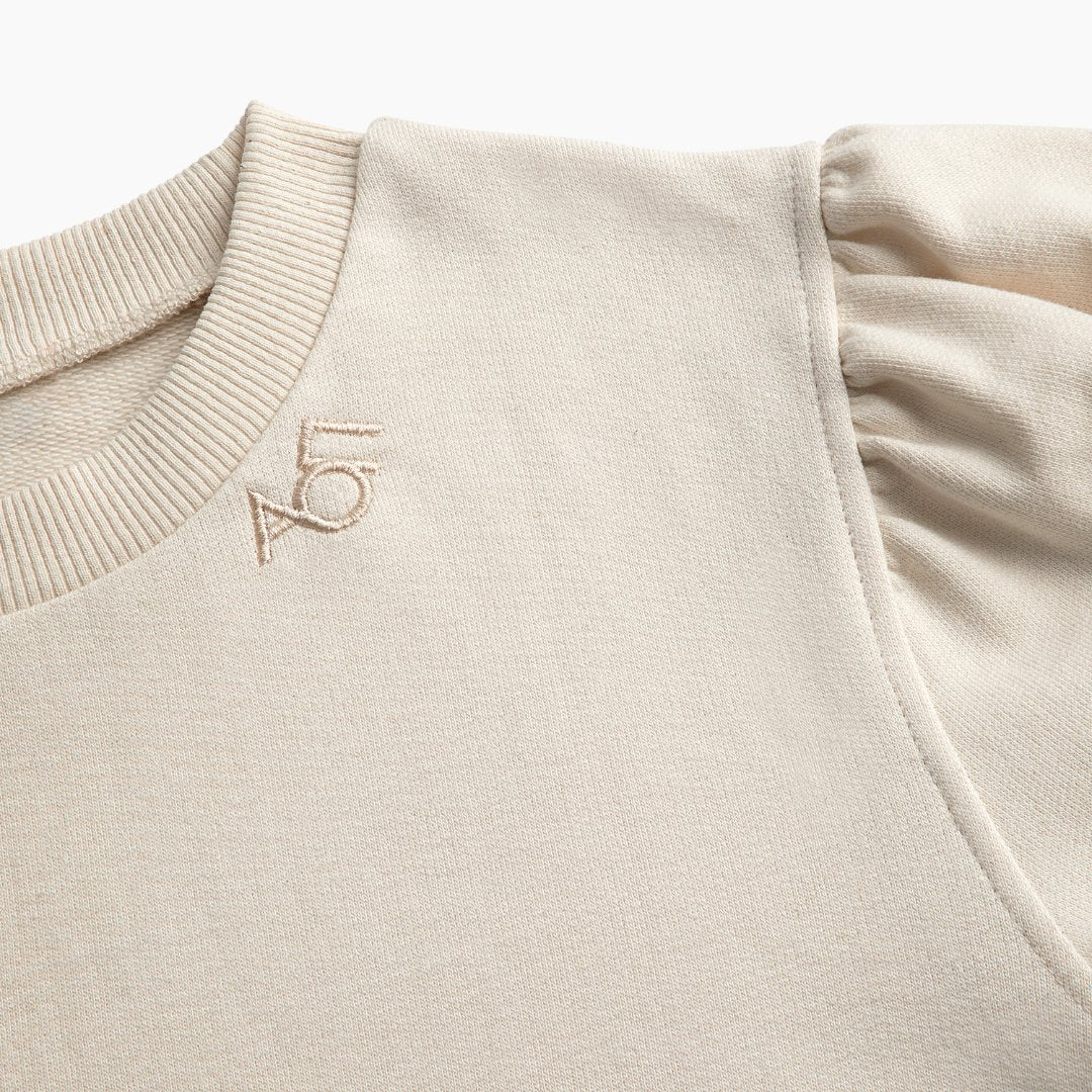 Alpha Omicron Pi Short Puff Sleeve Sweatshirt | mazi + zo sorority jewelry