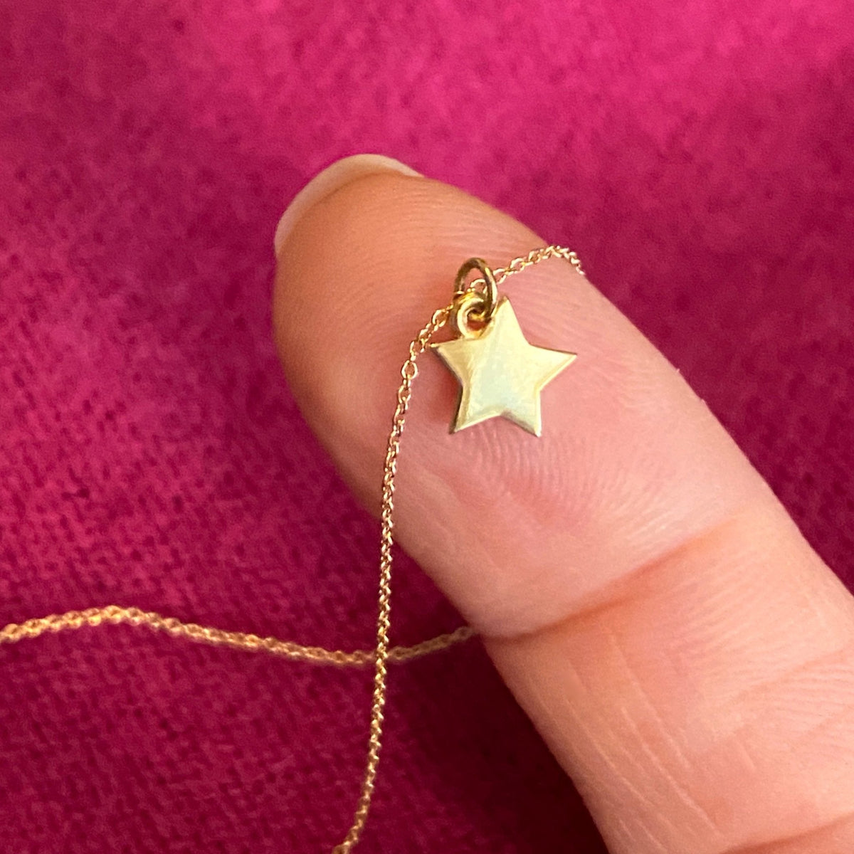 14k Gold Star Necklace | mazi + zo jewelry