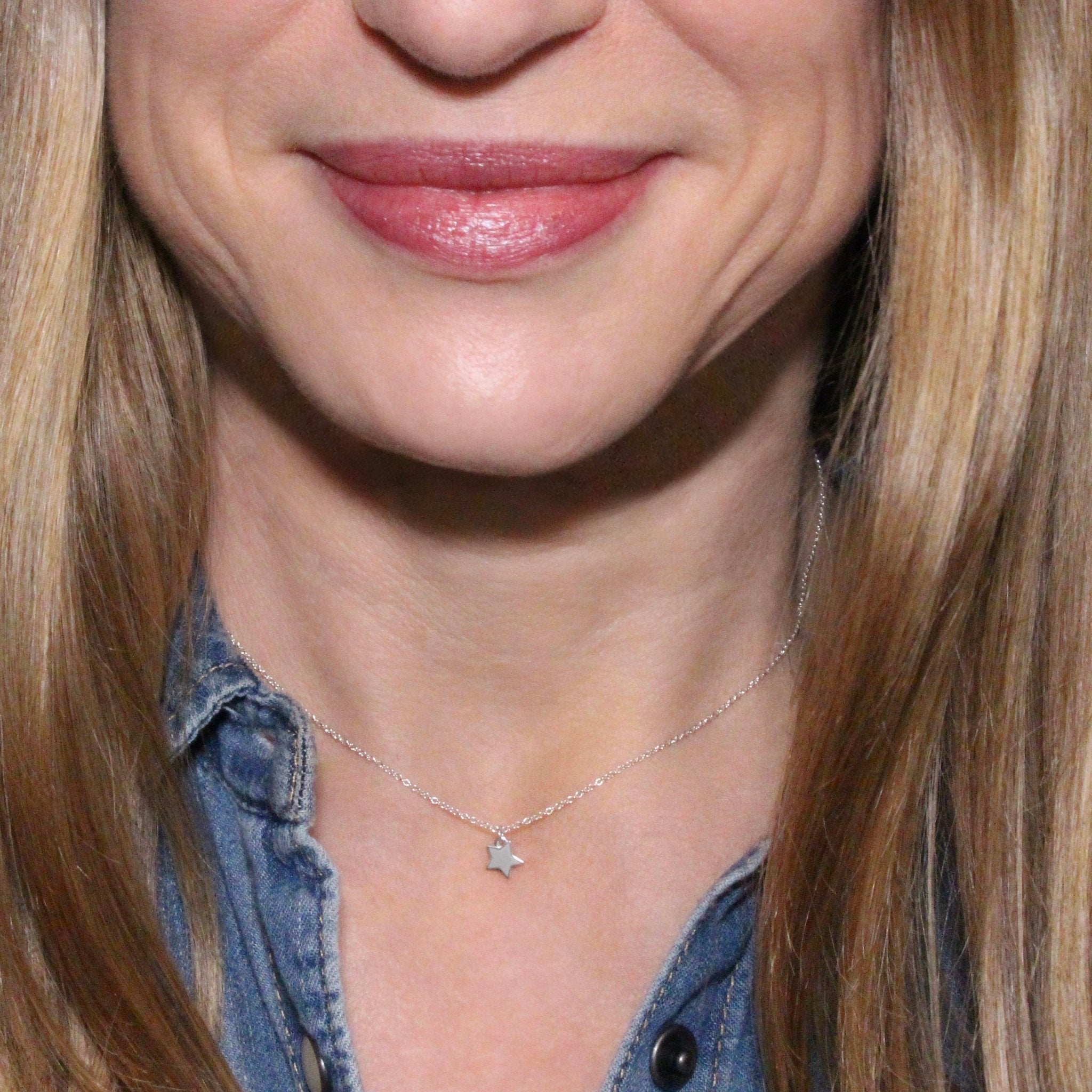 Sterling Silver Star Necklace | mazi + zo jewelry