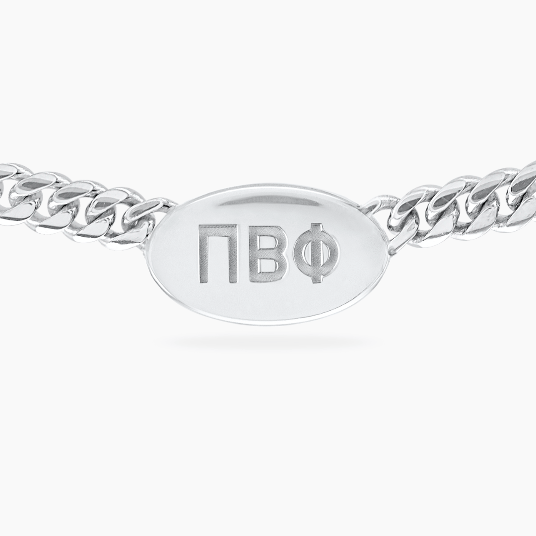 Silver Pi Beta Phi Necklace
