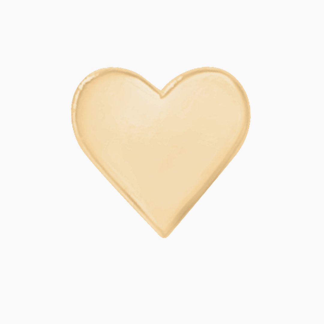 14k Gold Heart Earrings | mazi + zo jewelry
