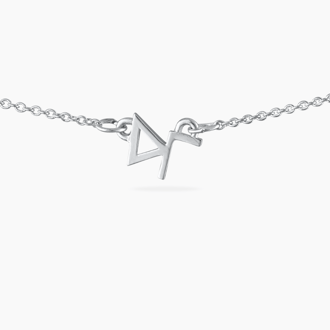 Delta Gamma Necklace | Silver | mazi + zo sorority jewelry