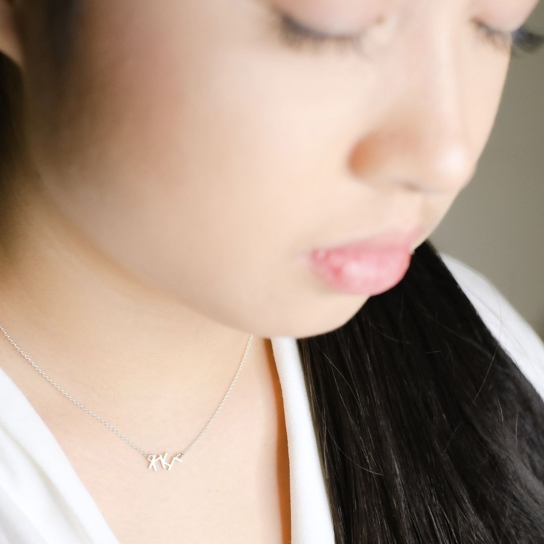 Sterling Silver Kappa Kappa Gamma necklace | mazi + zo sorority jewelry