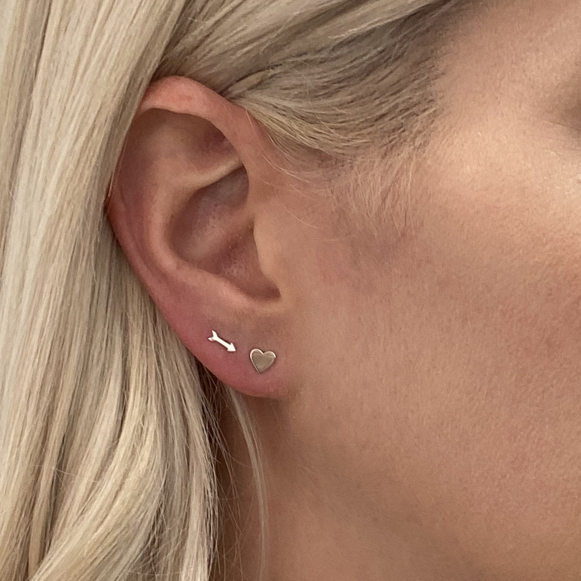 Sterling Silver Arrow Earrings | mazi + zo jewelry