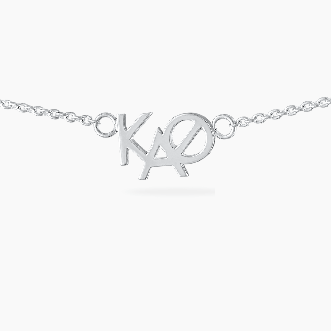 Silver Kappa Alpha Theta necklace | mazi + zo sorority jewelry