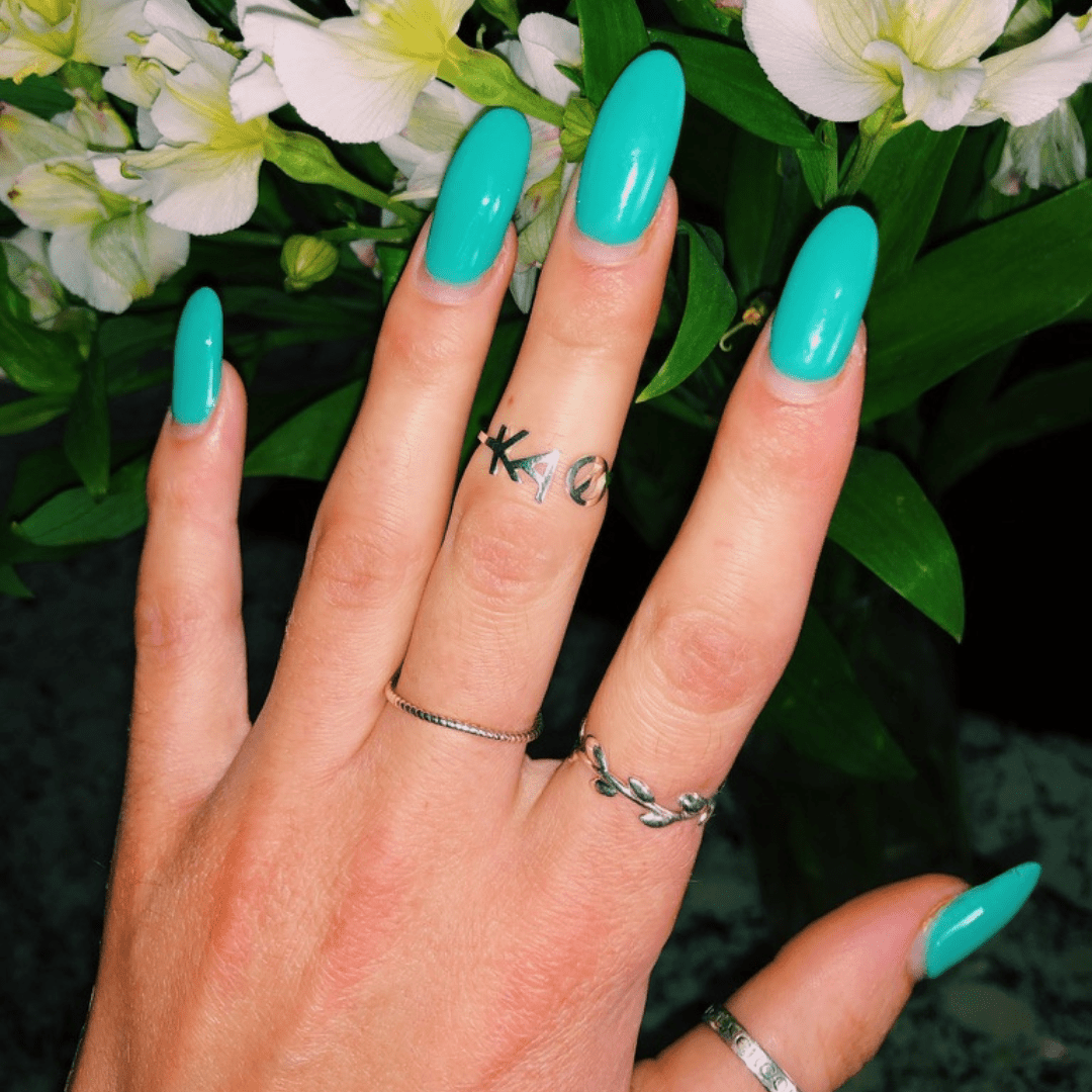 Silver Kappa Alpha Theta sorority ring by mazi + zo, on @anna.v.fourlis