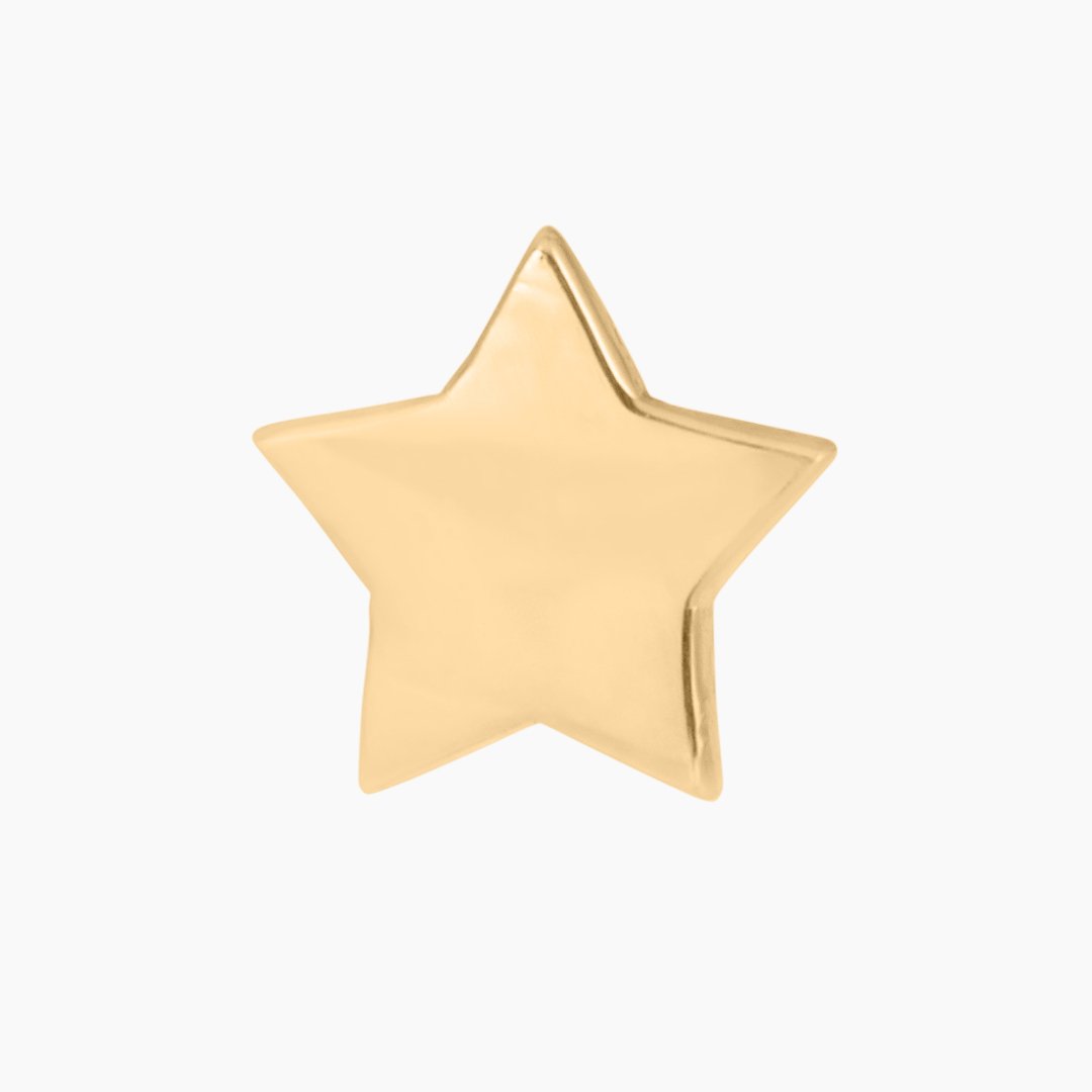 14K Gold Star Earring | mazi + zo jewelry