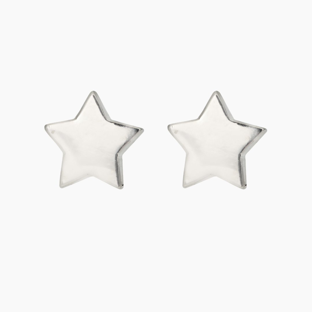 Sterling Silver Star Earrings | mazi + zo jewelry