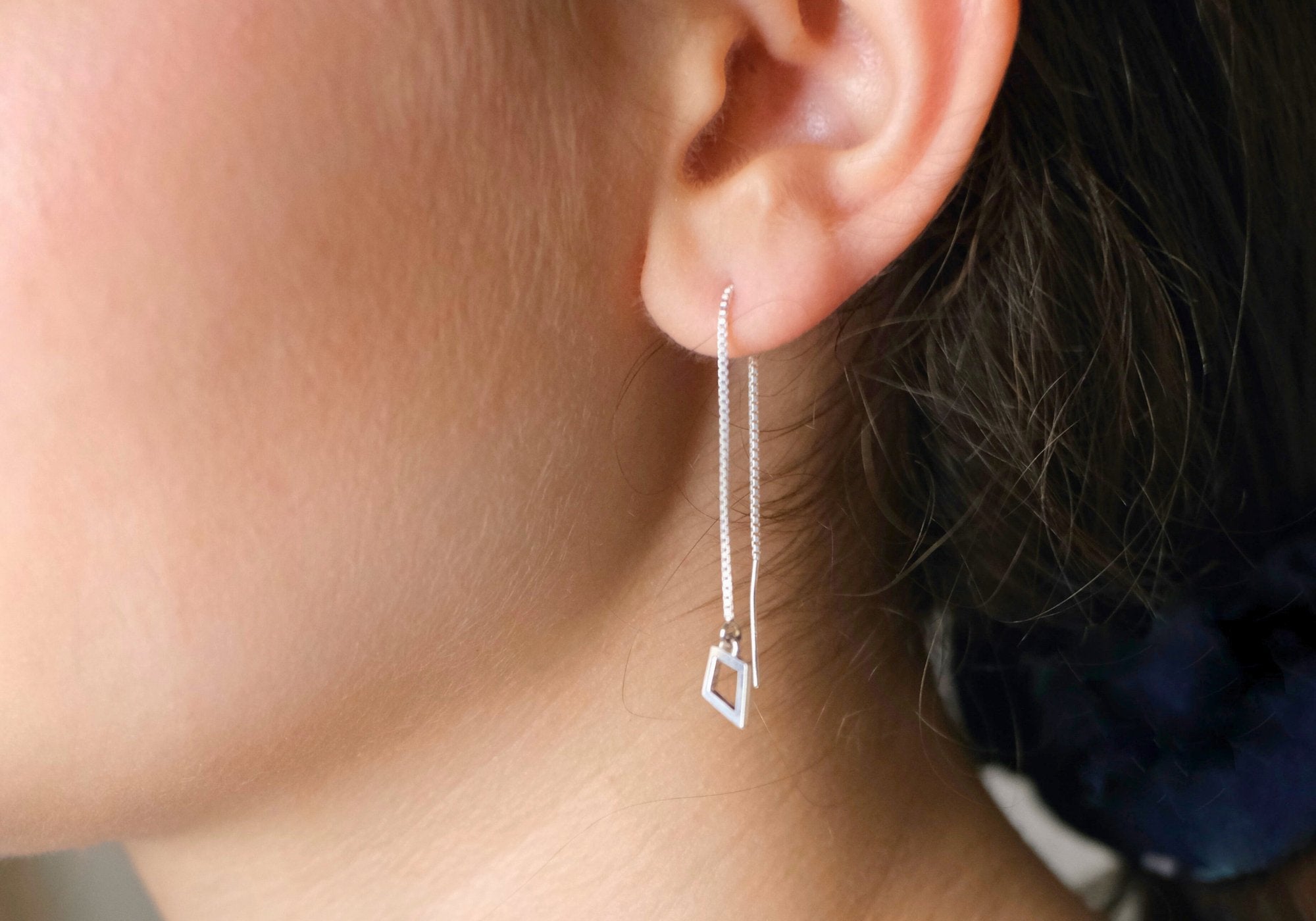 Delicate Threader Earrings | mazi + zo sorority jewelry