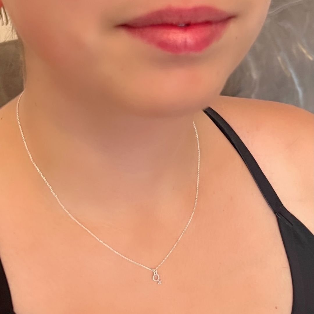 Sterling Silver Venus Necklace | Feminist Jewelry | mazi + zo jewelry