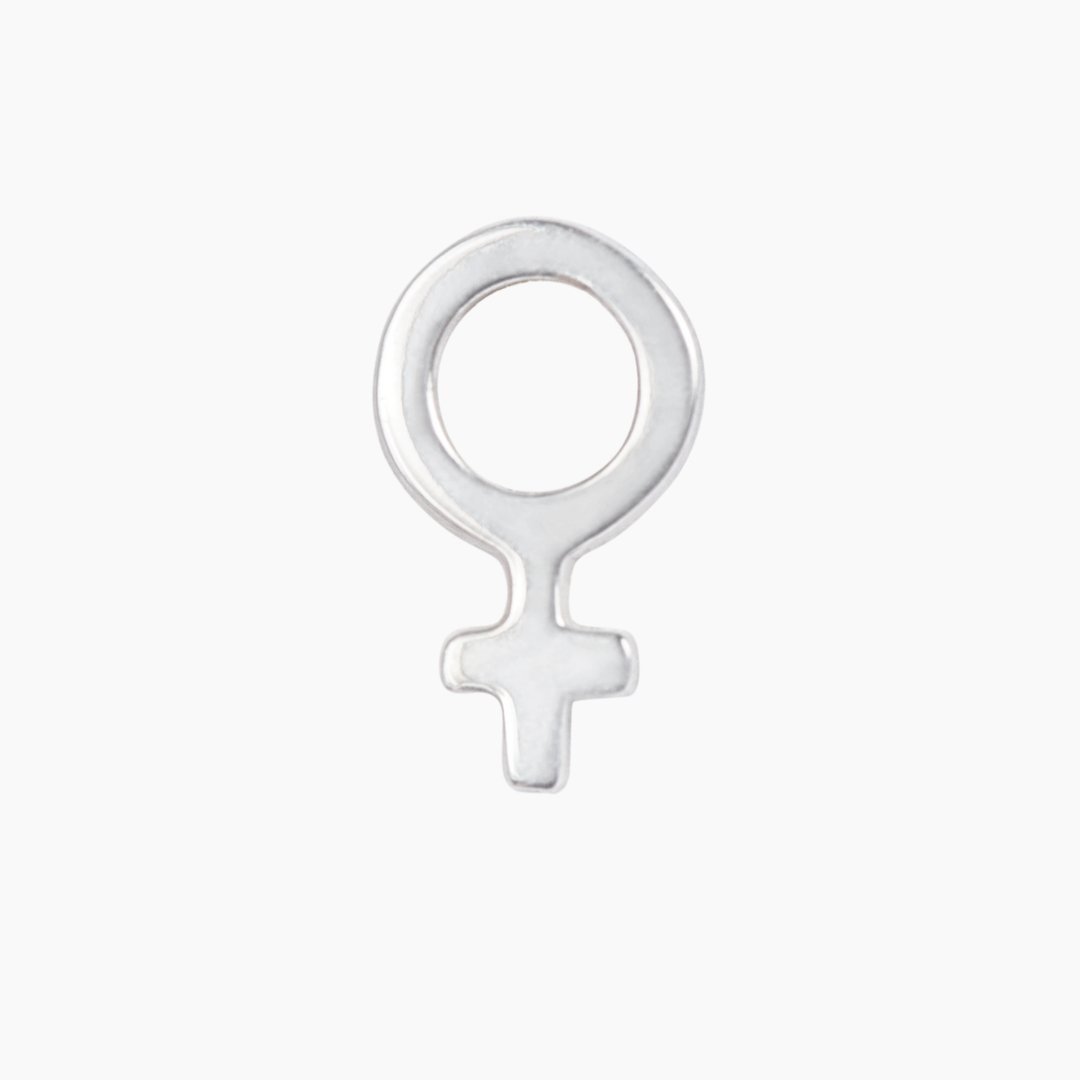Sterling Silver Venus Symbol Earrings | mazi + zo jewelry