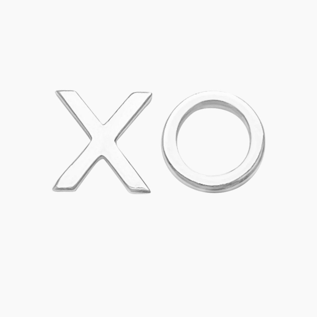 Sterling Silver XO Earrings | mazi + zo jewelry