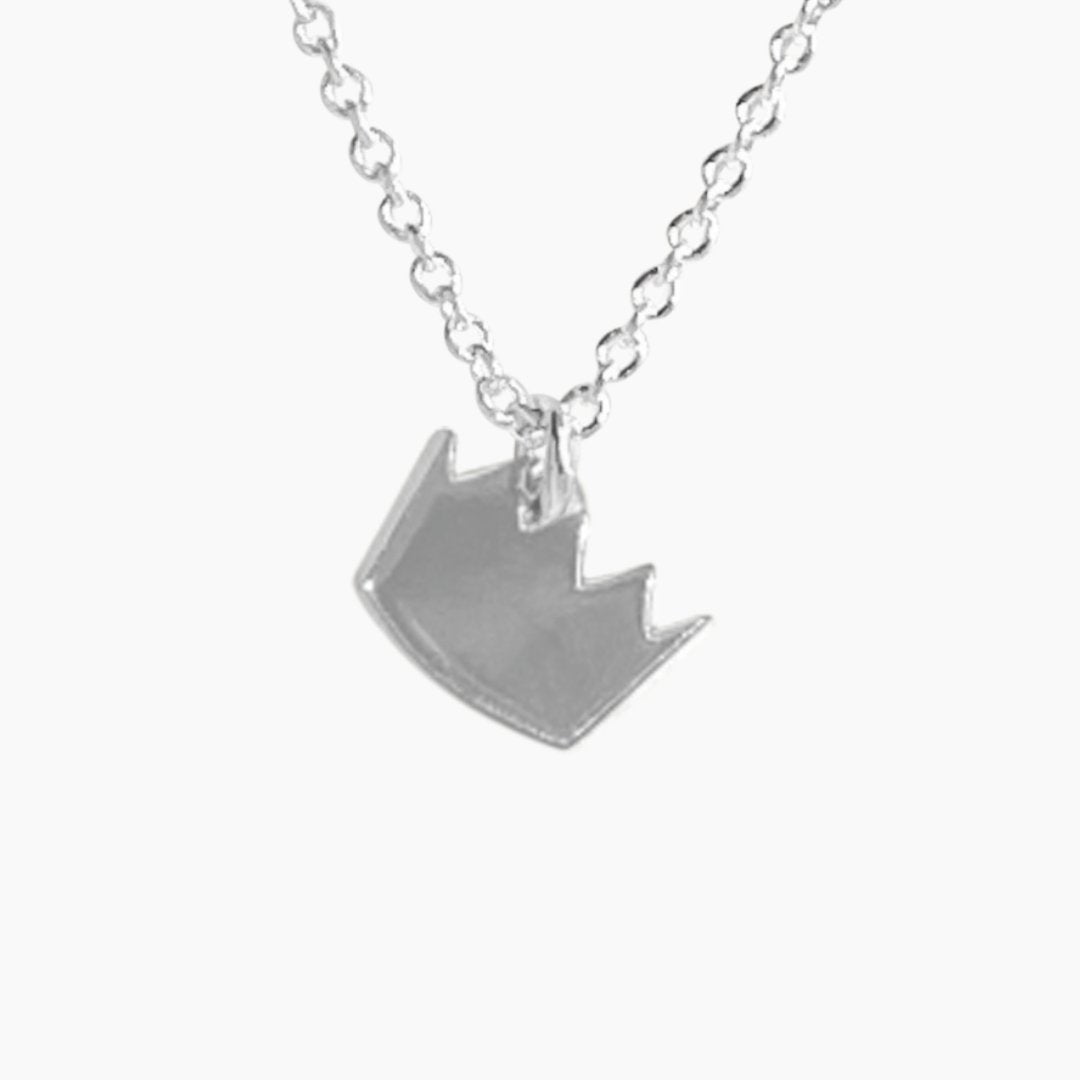 Sterling Silver Crown Necklace | mazi + zo jewelry