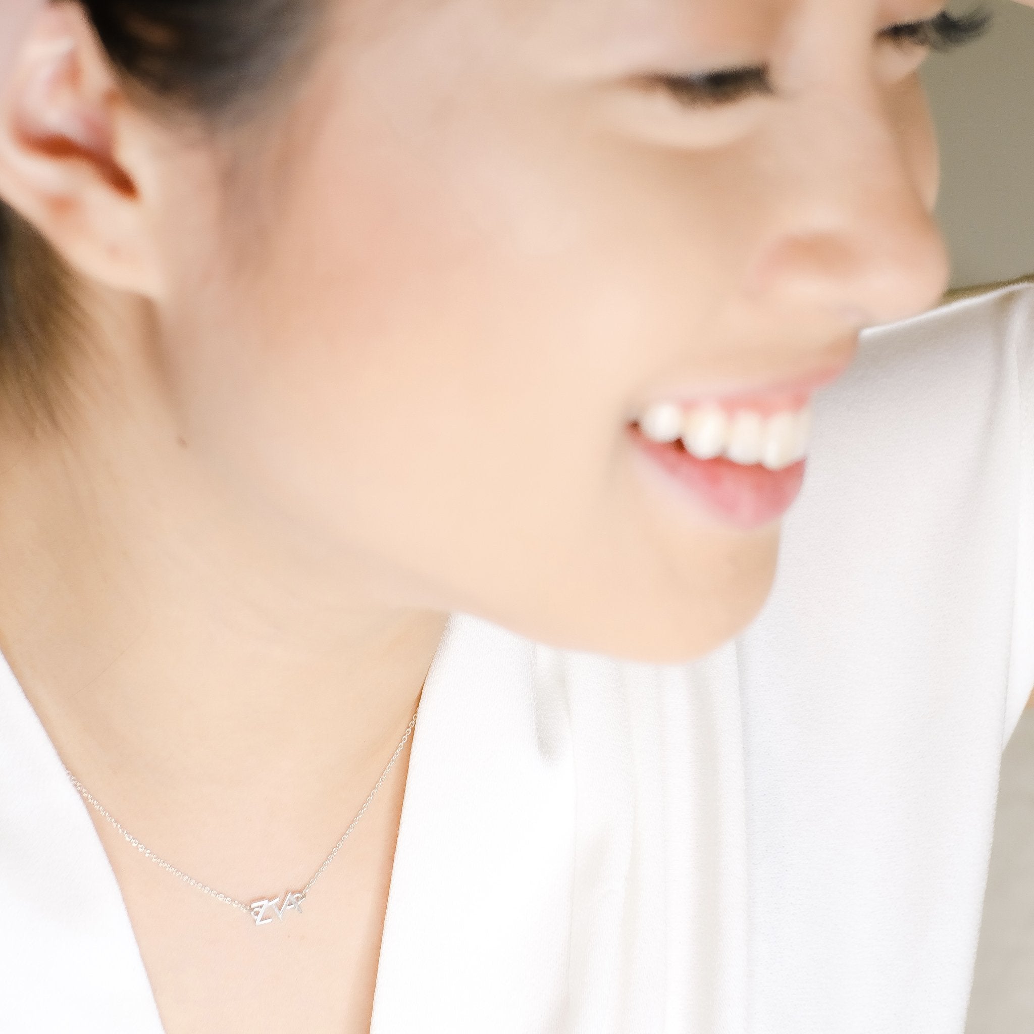 Silver Zeta Tau Alpha necklace | mazi + zo sorority jewelry