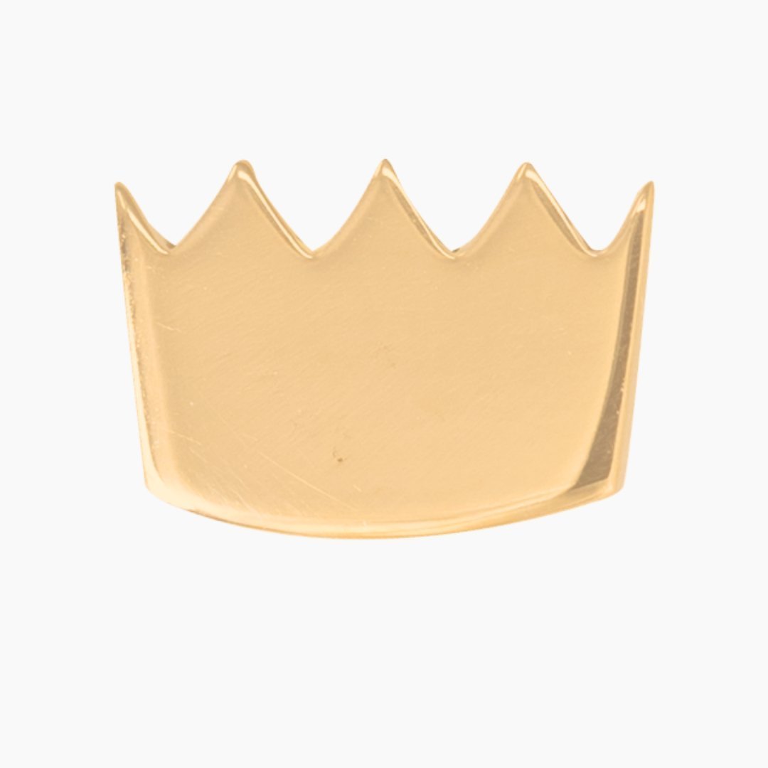 14k Gold Crown Earrings | mazi + zo jewelry