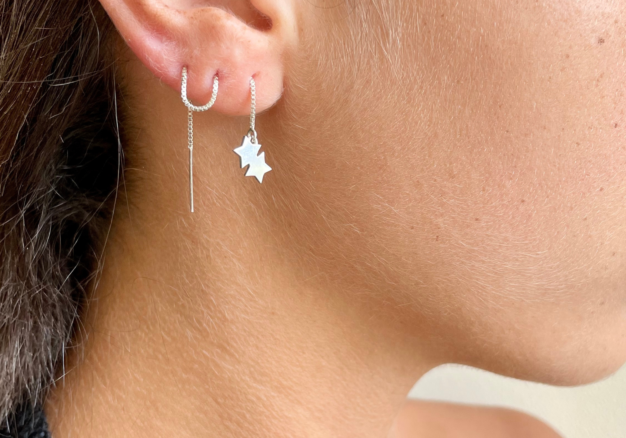 How to Style Threader Earrings