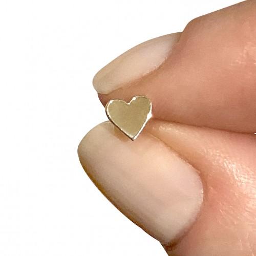 14k Gold Sigma Kappa Heart Earrings | mazi + zo sorority jewelry