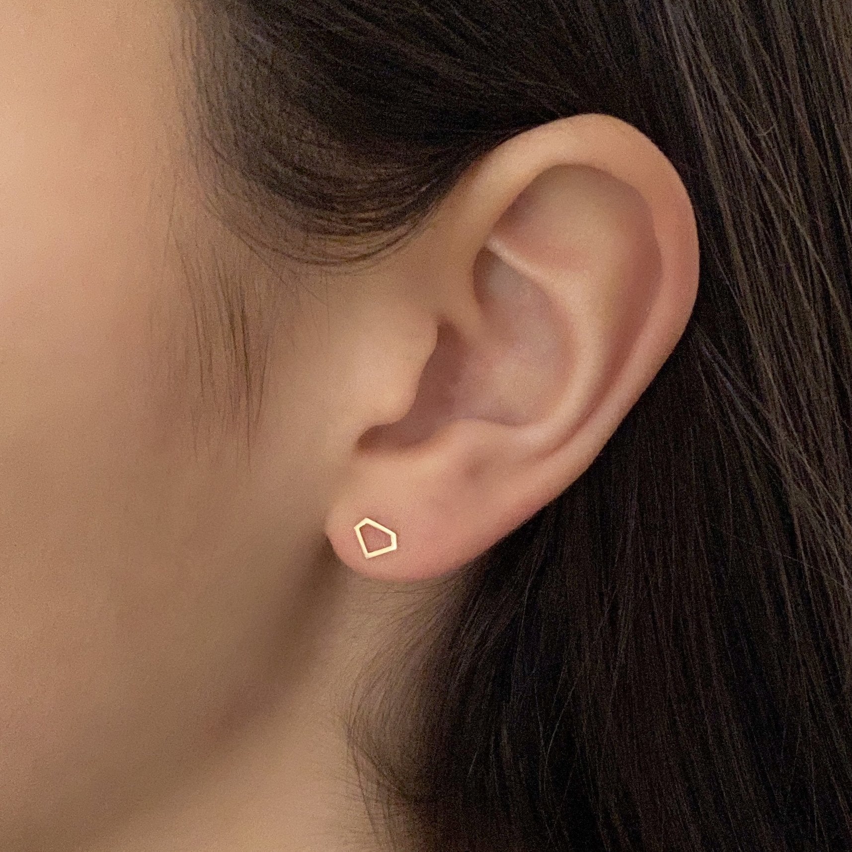 14k Gold Alpha Delta Pi Diamond Earrings | mazi + zo sorority jewelry