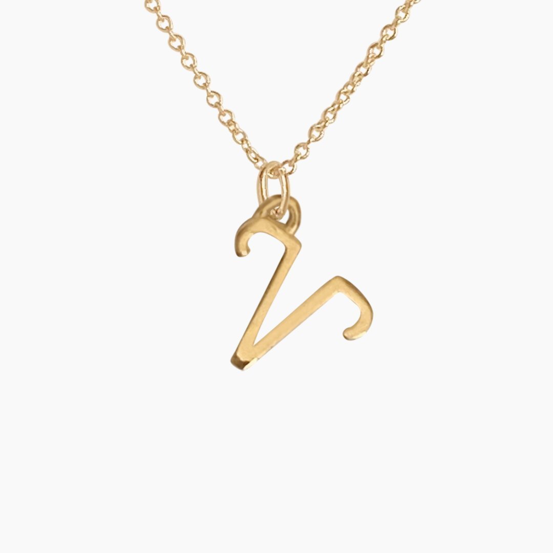 Gold Aries Sign Necklace | Zodiac Necklaces | Horoscope Jewelry | mazi + zo