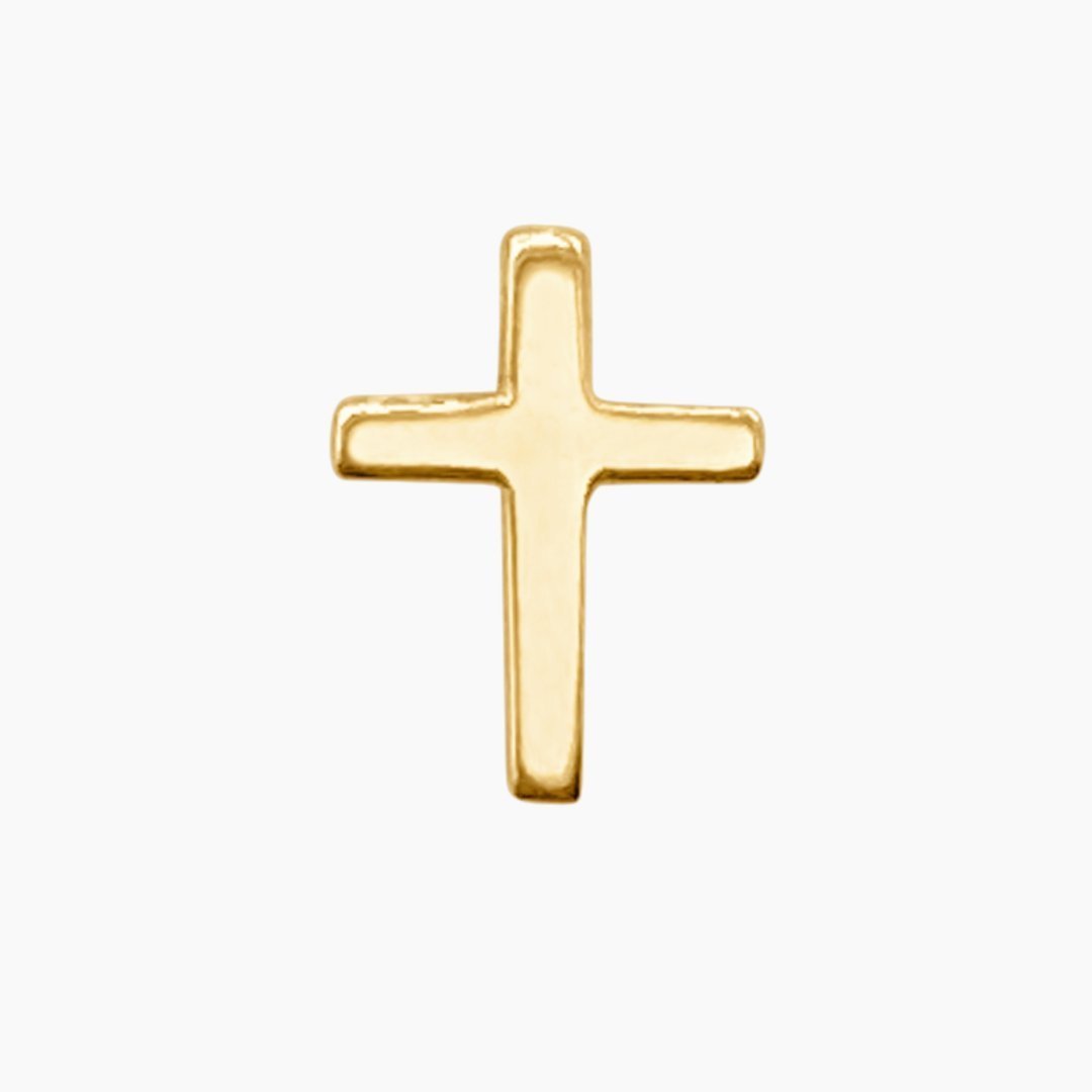 14k Gold Cross Earrings | mazi + zo jewelry