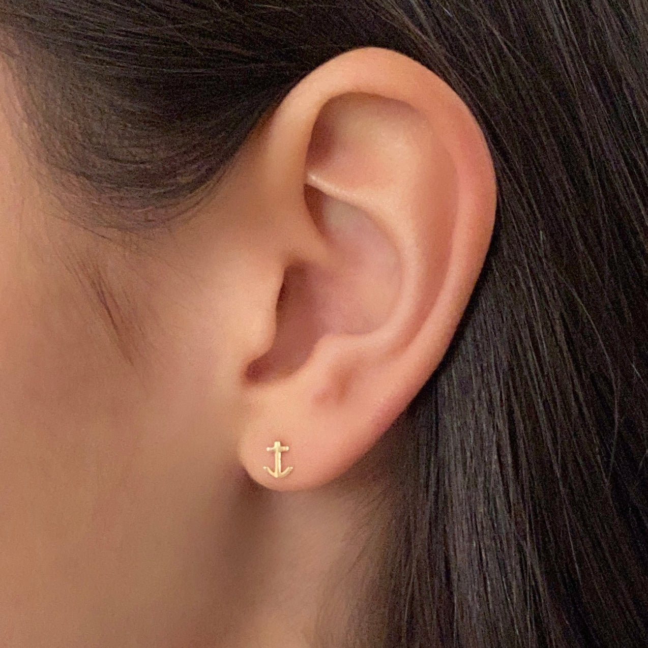 Delta Gamma Anchor Earring | Gold| mazi + zo sorority jewelry