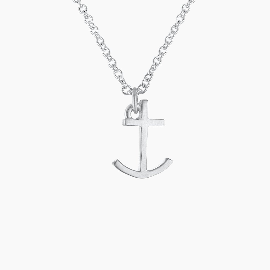 Delta Gamma Anchor necklace | Silver | mazi + zo sorority jewelry
