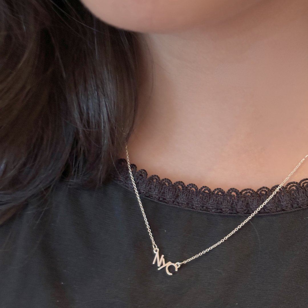 Sterling silver NYC necklace | mazi + zo jewelry