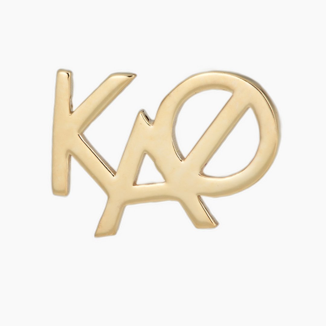14k Gold Kappa Alpha Theta Earrings | mazi + zo sorority jewelry