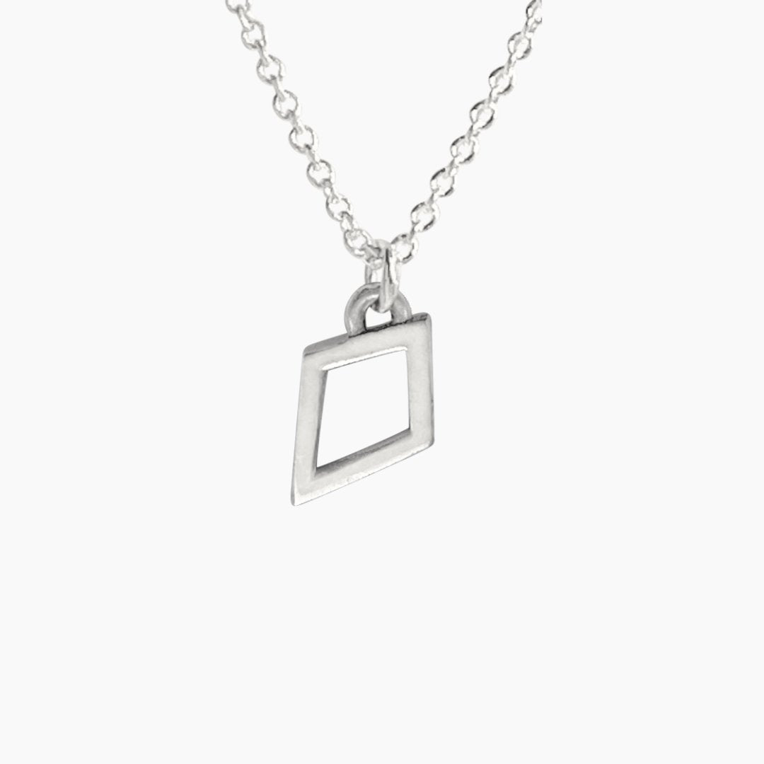 Sterling Silver Theta Kite Necklace | Kappa Alpha Theta | mazi + zo sorority jewelry
