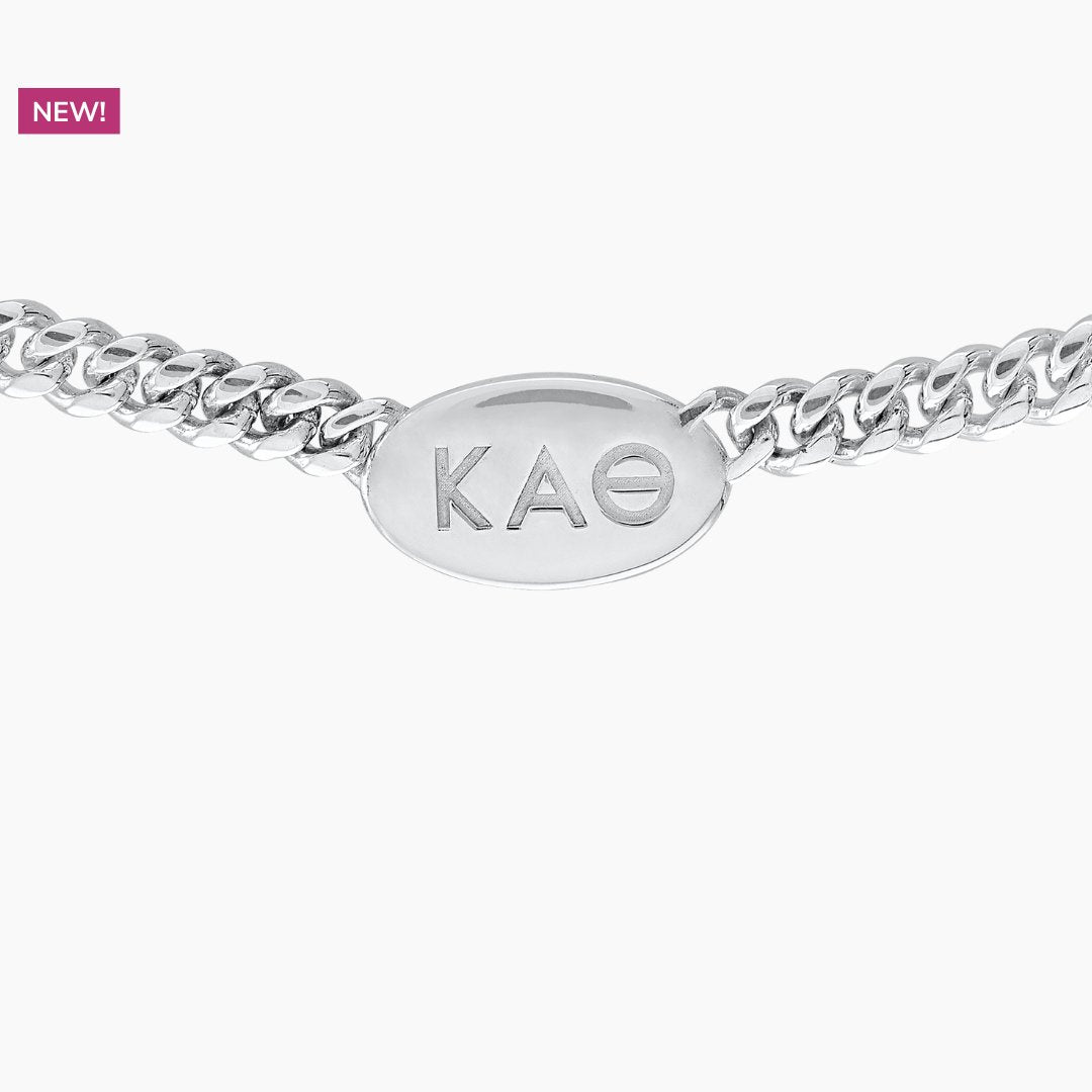 Personalized Kappa Alpha Theta Signet Necklace