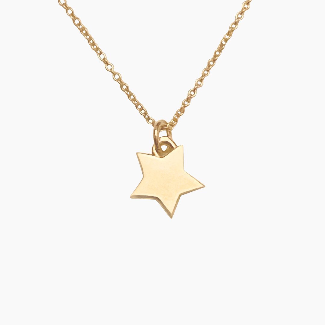 14k Gold Star Necklace | mazi + zo jewelry