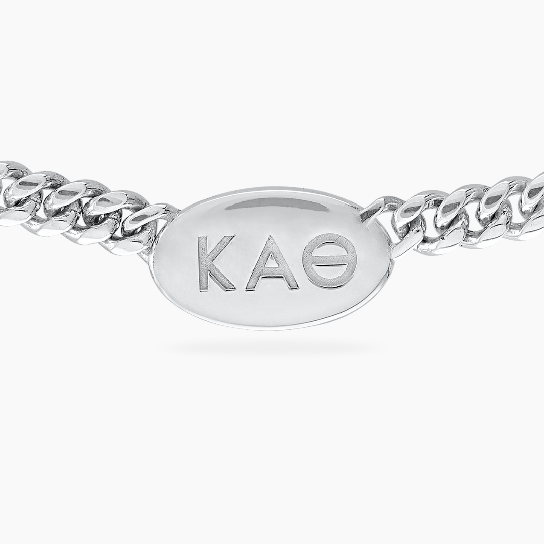 Silver Kappa Alpha Theta Necklace