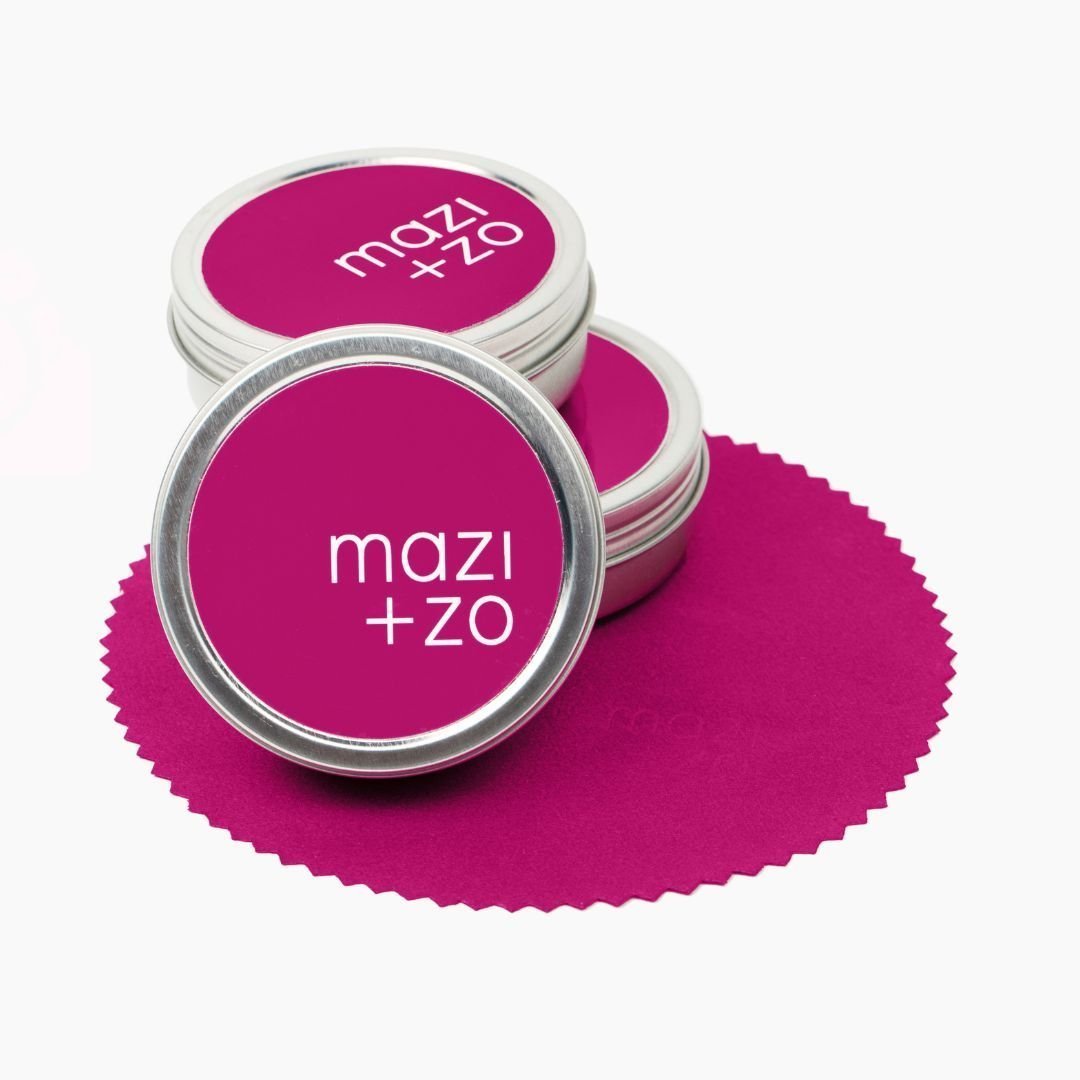mazi + zo sorority jewelry: signature sustainable, reusable packaging.