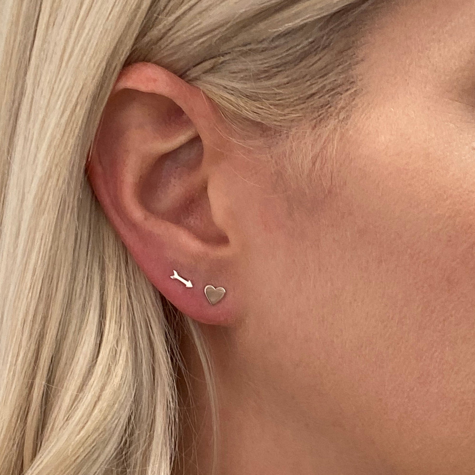 Sterling Silver Pi Beta Phi Arrow Earrings | mazi + zo sorority jewelry
