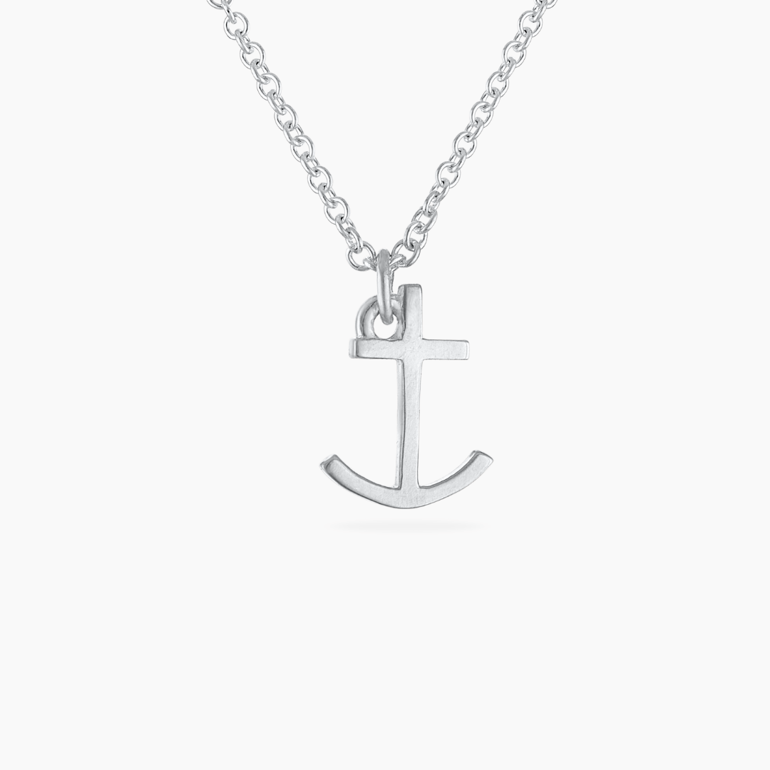 Delta Gamma Anchor necklace | Silver | mazi + zo sorority jewelry
