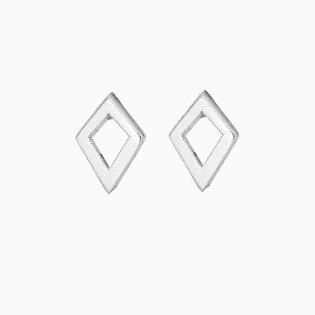 Sterling Silver Kappa Alpha Theta Kite Earrings | mazi + zo sorority jewelry