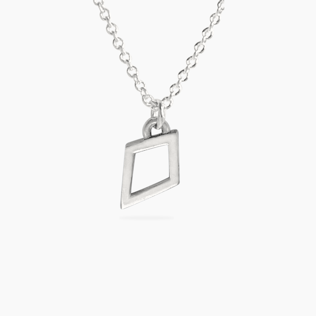 Sterling Silver Theta Kite Necklace | Kappa Alpha Theta | mazi + zo sorority jewelry