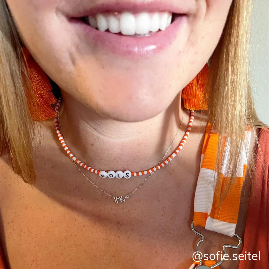 Sterling Silver Kappa Kappa Gamma necklace | mazi + zo sorority jewelry