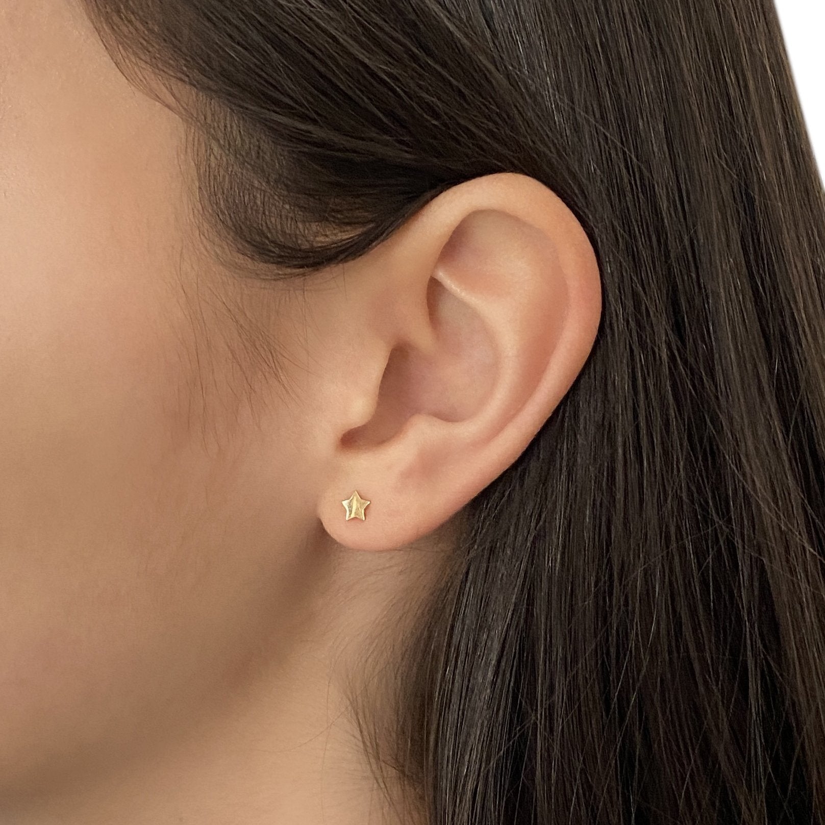 14k Gold Star Earrings | mazi + zo jewelry